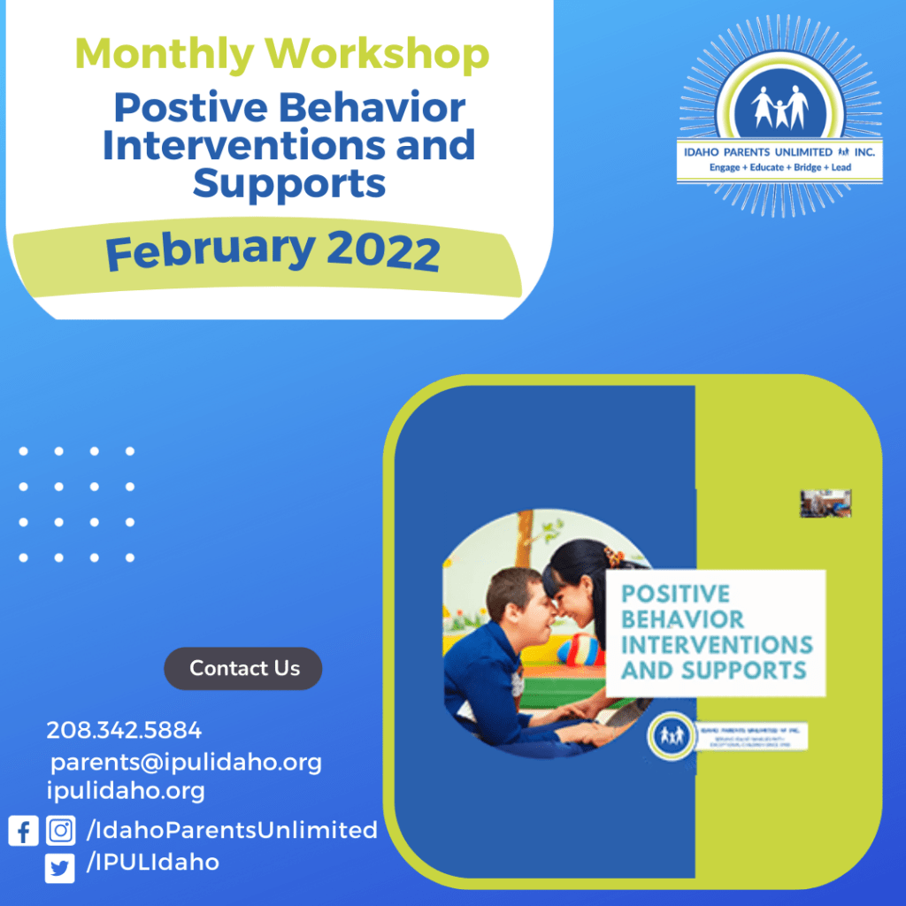 February 2022 - Positive Behavior Interventions and Supports