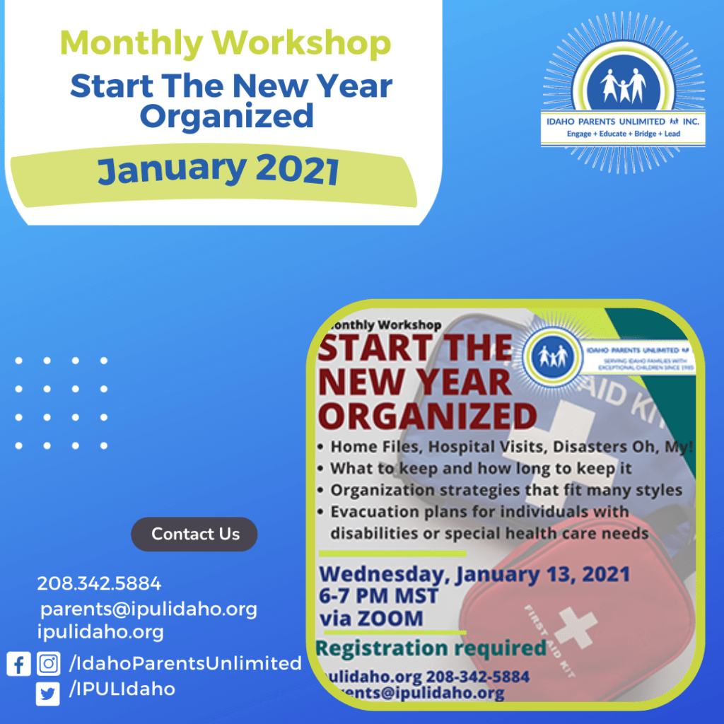 January 2021 Start the New Year Organized