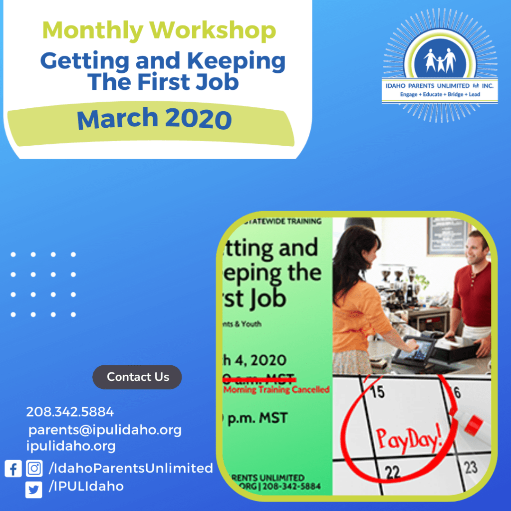 February 2020 Getting and Keeping the First Job