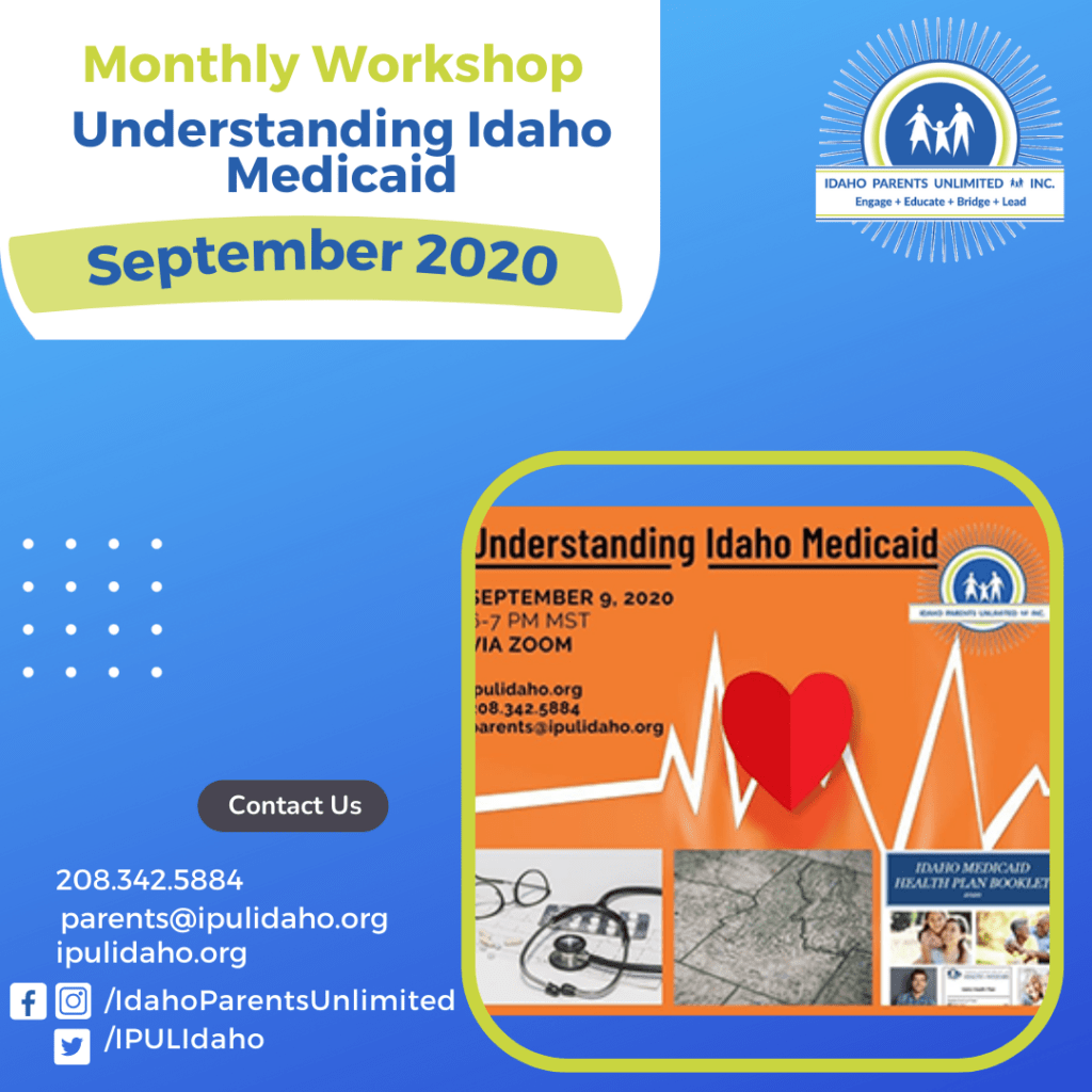 September 2020 - Understanding Idaho Medicaid