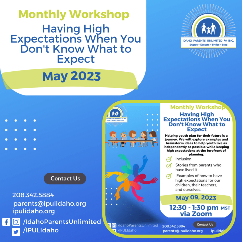 May 2023 Having High expectations when you don't know what to expect
