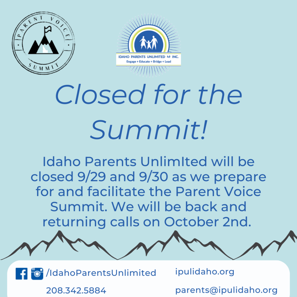 Closed for the Summit - Back Monday, October 2nd