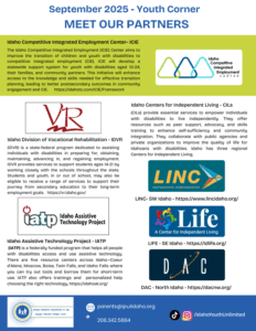 text on a white background - a green block on top and a blue block on the bottom - several partner logos are also on the image