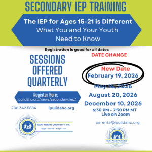 Flyer showing dates and times - states that the upcoming date is a new one - mirrored in the text