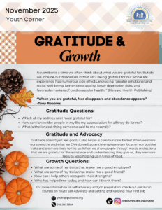 images of pine cones and pumpkins along the left side of the page