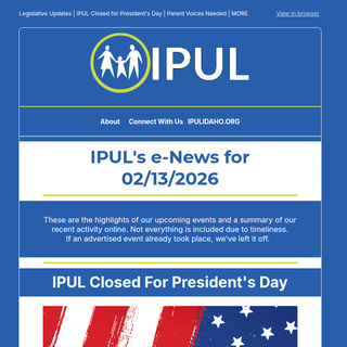 thumbnail of the top of the e-News