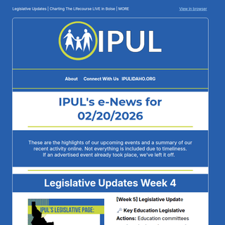 thumbnail of the top of the e-News