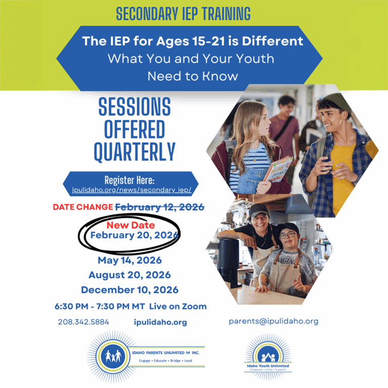 flyer showing dates and times - as well as the text shown below - there are two hexagonal images showing youth talking at the top and a boy with a teacher in the bottom