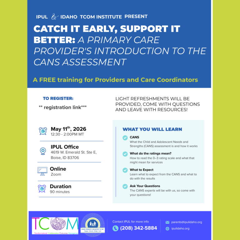 Flyer for the Provider Event