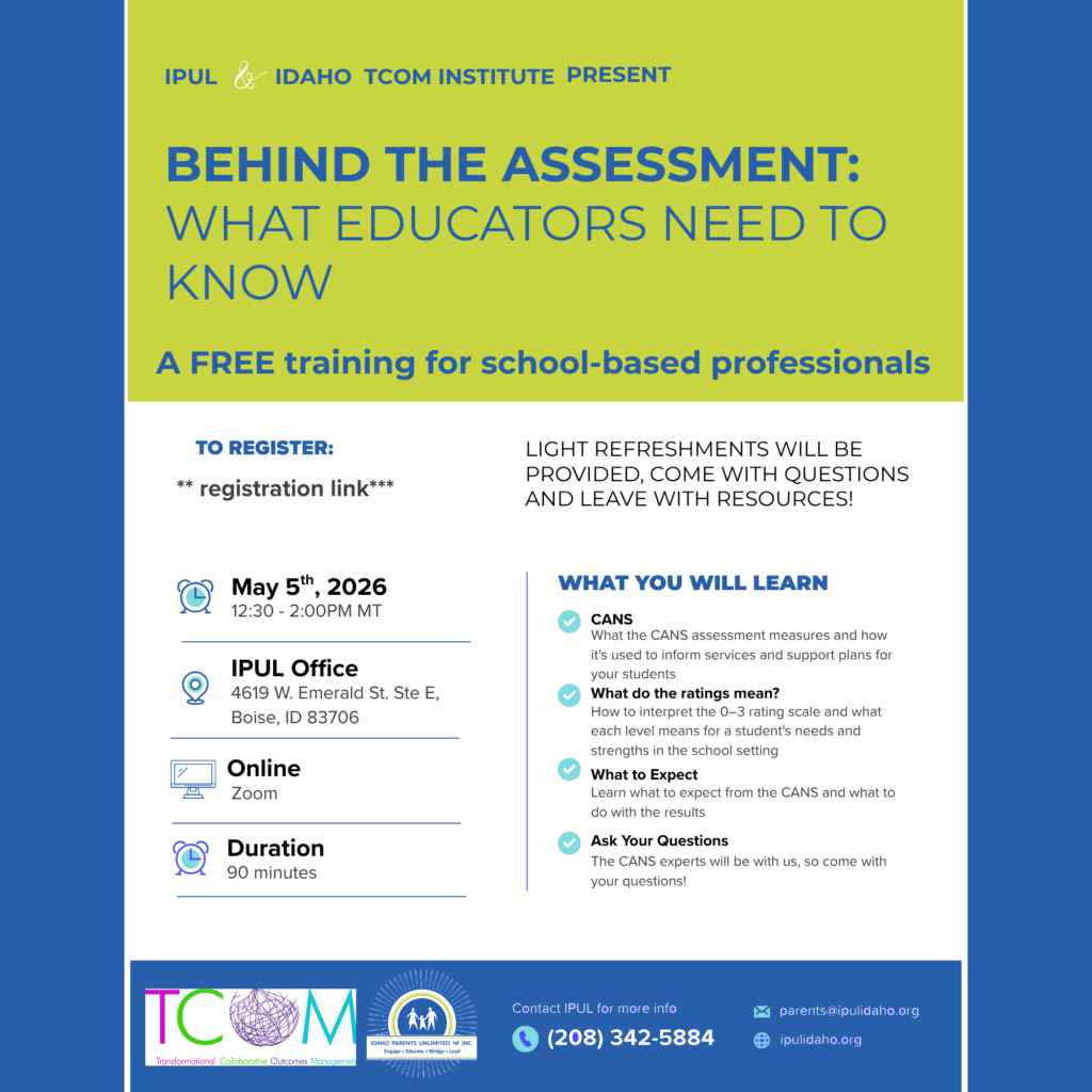 Flyer for the educator event