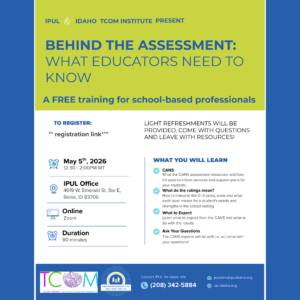 Flyer for the educator event